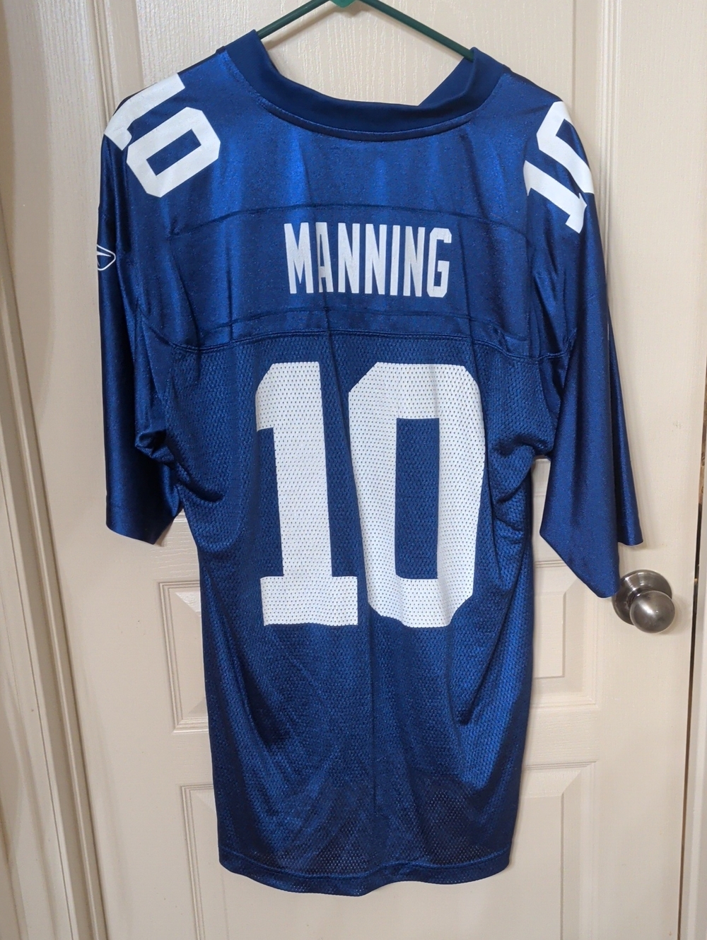 Reebok Onfield NFL Blue Jersey Tag Detail